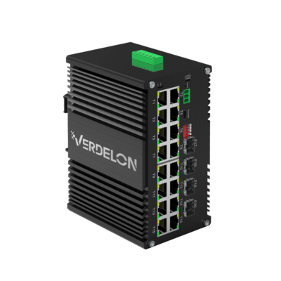 Industrial L2+ Managed 16 Port Ethernet Switch