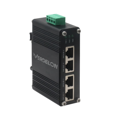 Industrial 2 Port PoE+ Injector
