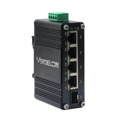Industrial Unmanaged Compact 4 Port PoE+ Switch
