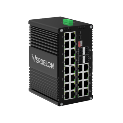 Industrial L2+ Managed 24 Port PoE+ Switch