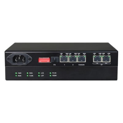 Managed 4 Channel TDM over IP Media Converter (Pair)