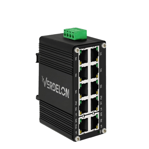 Industrial Unmanaged Compact 8 Port PoE+ Switch