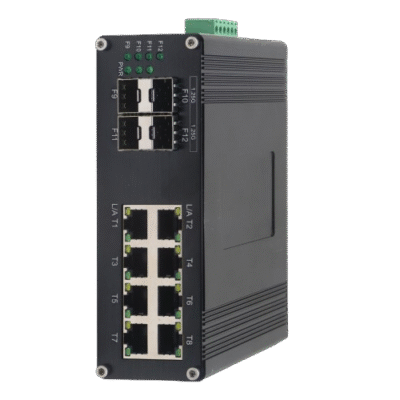 Industrial Unmanaged 8 Port Ethernet Switch (4 SFP)